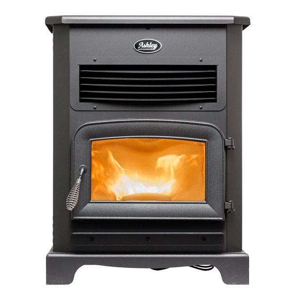 Ashley AP5622-W Wi-Fi Pellet Stove w/ 170 lb Hopper - Covers 2,200-ft² Surface Area