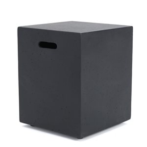 Mondawe Dark Gray Concrete Propane Tank Cover