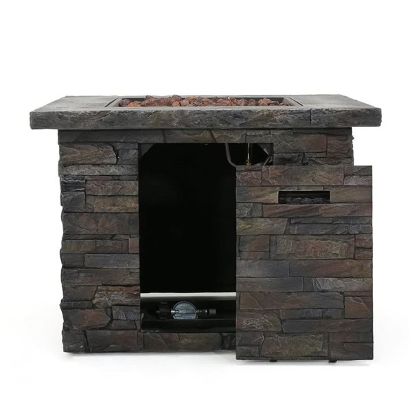 Mondawe Outdoor Propane Fire Pit Table