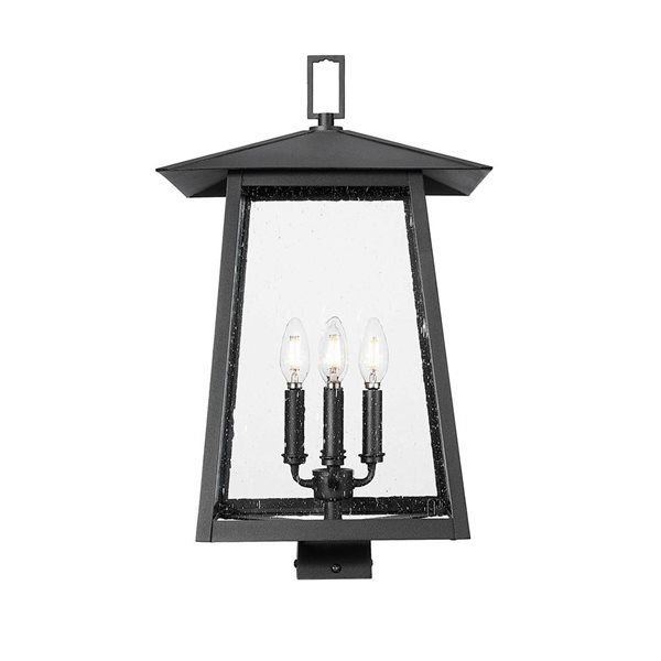 Z-Lite Rainer 23-in H Industrial 4-Light Outdoor Light Post