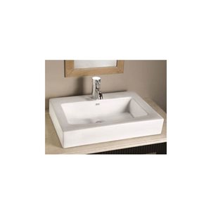 Lavabo de salle de bains American Standard Boxe monotrou