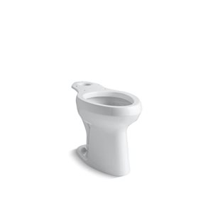 KOHLER Highline White Elongated Toilet Bowl