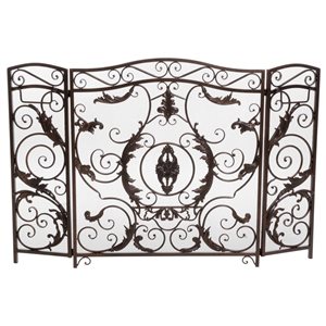 Flynama WATERBURY Black Fireplace Screen