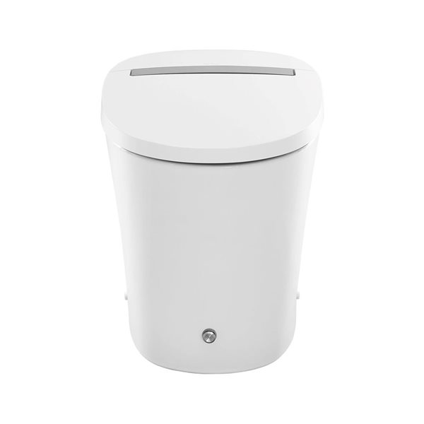 Swiss Madison Poitiers White Dual Tankless Elongated 18.5-in H Toilet Bowl