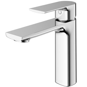 VIGO Davidson 6-in Chrome Single Handle Single Hole Bathroom Faucet