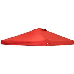 Sunnydaze Decor 10 x 10-ft Red Premium Pop-Up Canopy Shade w/ Vent