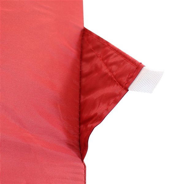 Sunnydaze Decor 10 x 10-ft Red Premium Pop-Up Canopy Shade w/ Vent