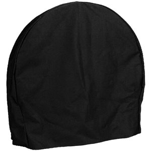 Sunnydaze Decor 41 H x 24 L x 40-in W Black Plastic Firewood Log Hoop Cover