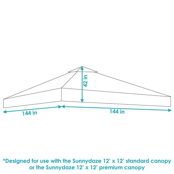 Sunnydaze Decor 12 x 12-ft Red Premium Pop-Up Canopy Shade w/ Vent