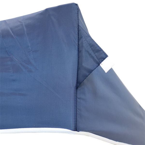 Sunnydaze Decor 10 x 10-ft Blue Premium Pop-Up Canopy Shade w/ Vent