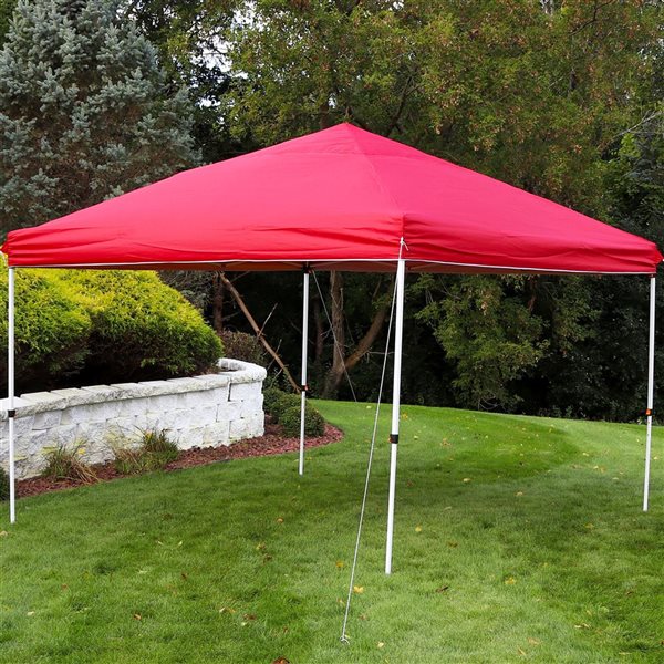 Sunnydaze Decor 12 x 12-ft Red Standard Pop-Up Canopy Shade