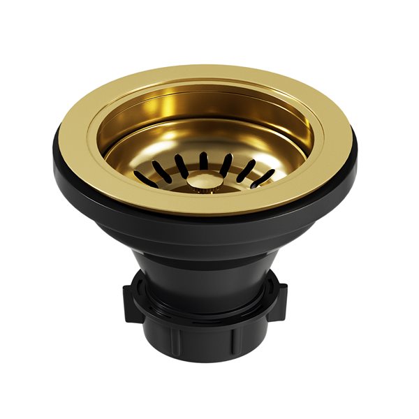 VIGO&nbsp;3.5-in W Kitchen Sink Strainer - Matte Gold
