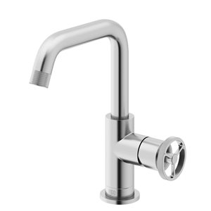 VIGO Cass 9-in Brushed Nickel Single Handle Single Hole Bathroom Faucet