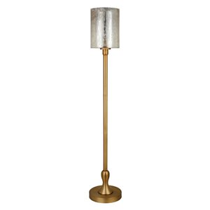 Hailey Home Numit 68-in H Brass Floor Lamp w/ Mercury Glass Shade