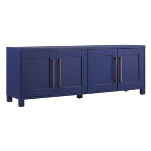 Hailey Home Chabot Dark Blue TV Stand for TVs up to 75-in