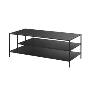 Hailey Home Winthrop Black Metal Coffee Table