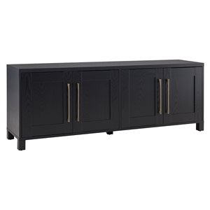 Hailey Home Chabot Black Grain TV Stand for TVs up to 75-in