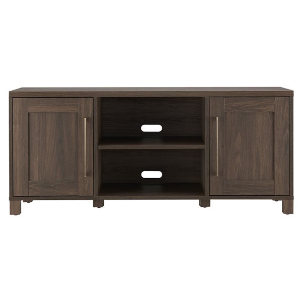 Hailey Home Chabot Brown TV Stand for TVs up to 65-in