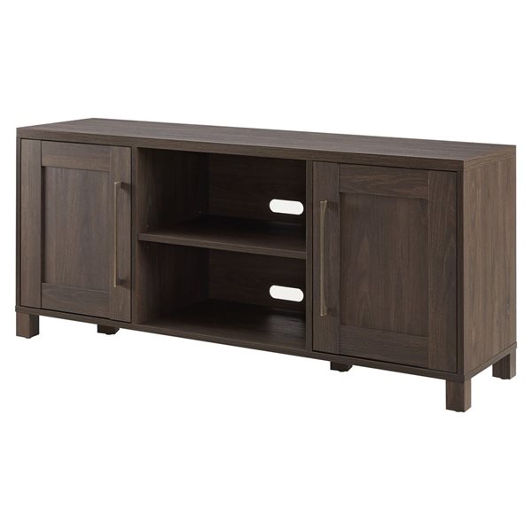 Hailey Home Chabot Brown TV Stand for TVs up to 65-in