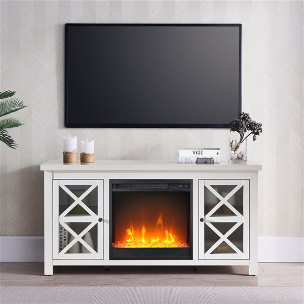 Walker Edison Farmhouse Fireplace TV Stand 58 in x 32 in