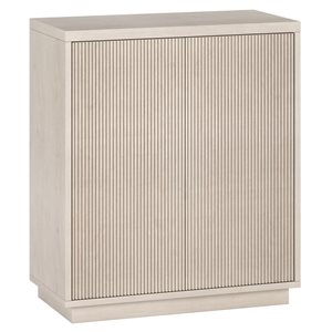 Hailey Home Alston 28 W x 14 D x 32-in H Alder White MDF 2-Door Accent Cabinet