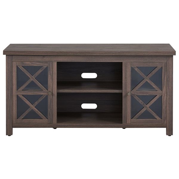 Hailey Home Colton Brown TV Stand for TVs up to 55-in