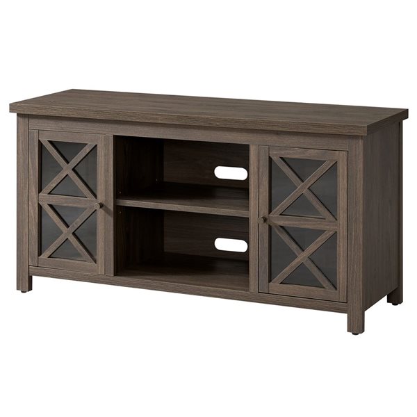 Hailey Home Colton Brown TV Stand for TVs up to 55-in