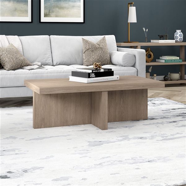 Hailey Home Elna Grey Oak Composite Coffee Table