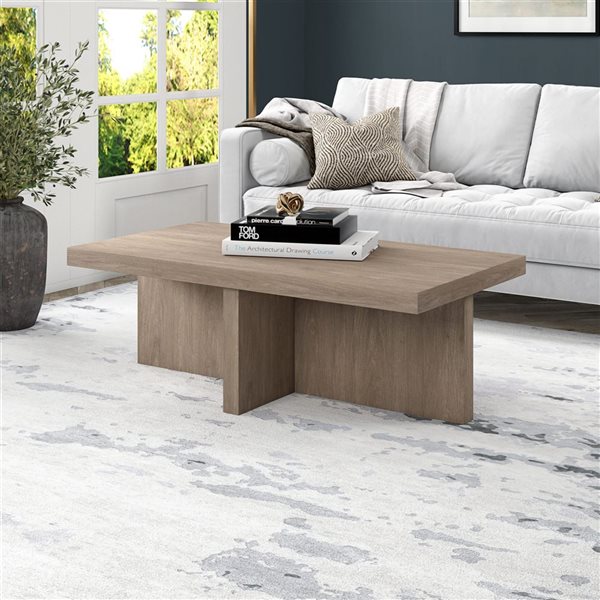 Hailey Home Elna Grey Oak Composite Coffee Table