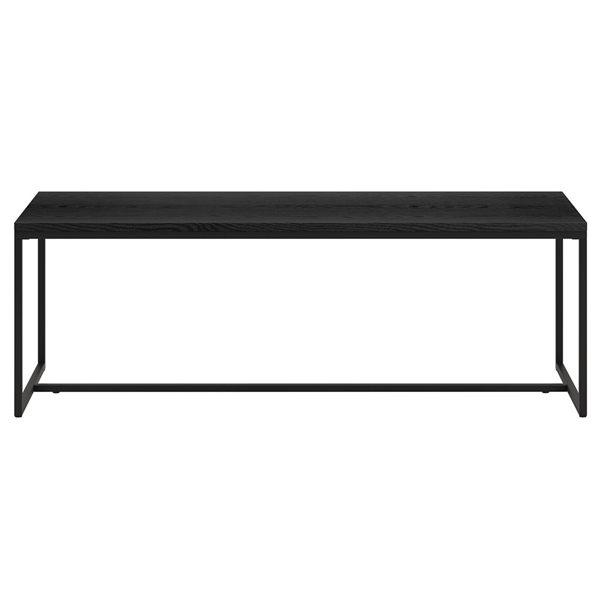 Hailey Home Boone Black Grain Composite Coffee Table