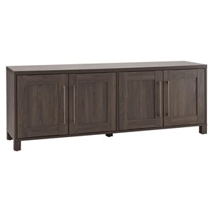 Hailey Home Chabot Brown TV Stand for TVs up to 75-in