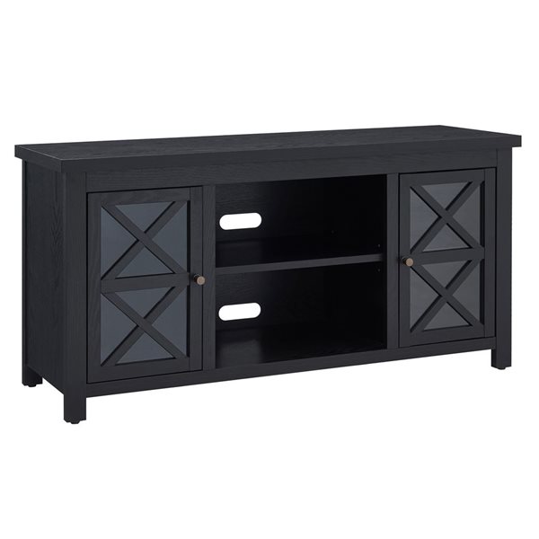 Hailey Home Colton Black TV Stand for TVs up to 55-in