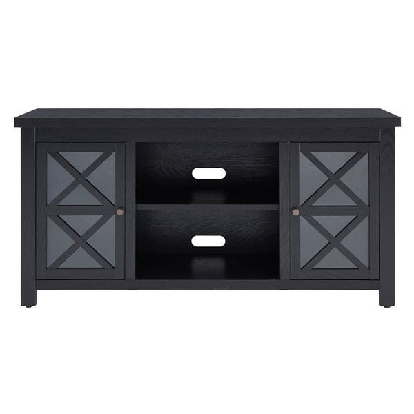 Hailey Home Colton Black TV Stand for TVs up to 55-in