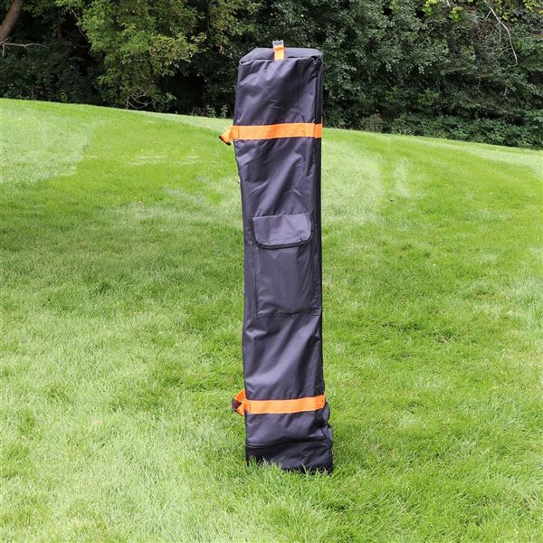 Sunnydaze Decor Black Rolling Carrying Bag for 10 x 10-ft Canopy