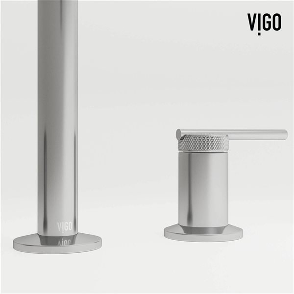 VIGO Sterling 7-in Chrome 2-Handle Bathroom Widespread Faucet