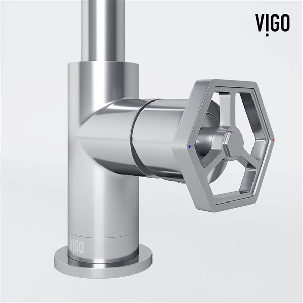 VIGO Ruxton 9-in Chrome Single Handle Single Hole Bathroom Faucet