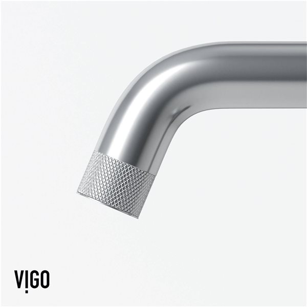 VIGO Ruxton 9-in Chrome Single Handle Single Hole Bathroom Faucet