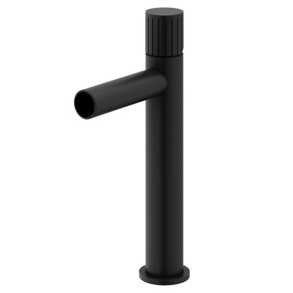 VIGO Ashford 11-in Matte Black Single Handle Single Hole Bathroom Vessel Faucet