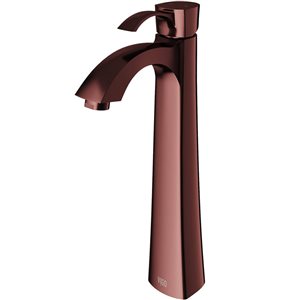 VIGO Otis 12-in Oil Rubbed Bronze Single Handle Single Hole Bathroom Vessel Faucet