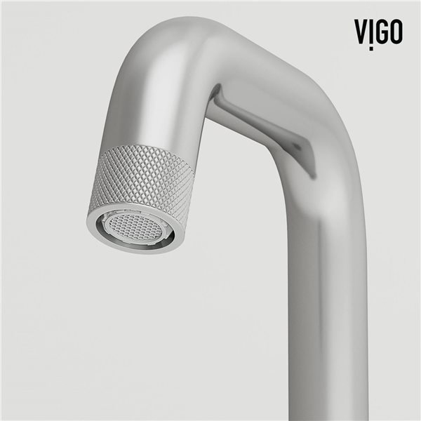 VIGO Cass 8-in Chrome 2-Handle Bathroom Widespread Faucet