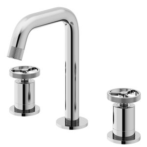 VIGO Cass 8-in Chrome 2-Handle Bathroom Widespread Faucet