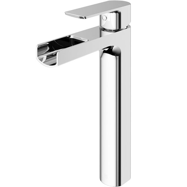 VIGO Amada 10-in Chrome Single Handle Single Hole Bathroom Vessel Faucet