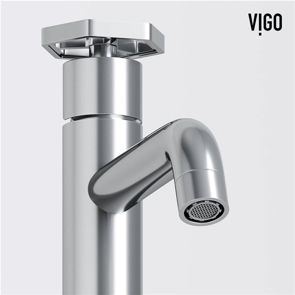 VIGO Ruxton 12-in Chrome Single Handle Single Hole Bathroom Vessel Faucet