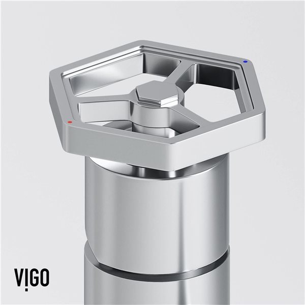 VIGO Ruxton 12-in Chrome Single Handle Single Hole Bathroom Vessel Faucet