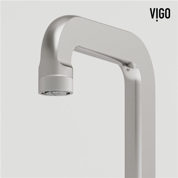 VIGO Wythe 9-in Brushed Nickel 2-Handle Bathroom Widespread Faucet