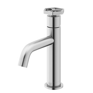 VIGO Ruxton 8-in Brushed Nickel Single Handle Single Hole Bathroom Faucet