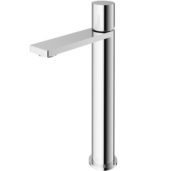 VIGO Gotham 12-in Chrome Single Handle Single Hole Bathroom Vessel Faucet