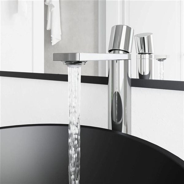 VIGO Gotham 12-in Chrome Single Handle Single Hole Bathroom Vessel Faucet