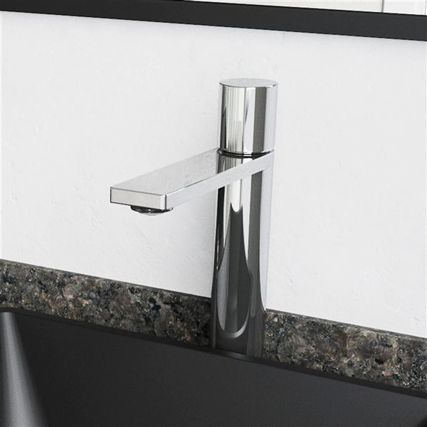 VIGO Gotham 12-in Chrome Single Handle Single Hole Bathroom Vessel Faucet