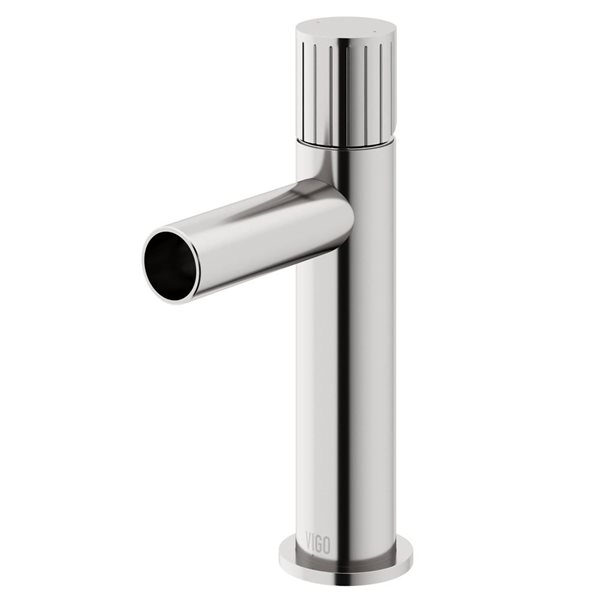 VIGO Ashford&nbsp;8-in H Single Handle One-Hole Bathroom Faucet - Brushed Nickel